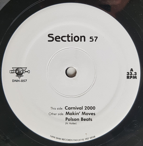Nick Holder : Section 57 (12")