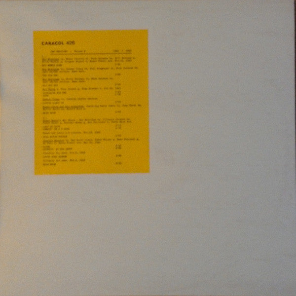 Various : Jam Sessions - Volume 2 (LP)