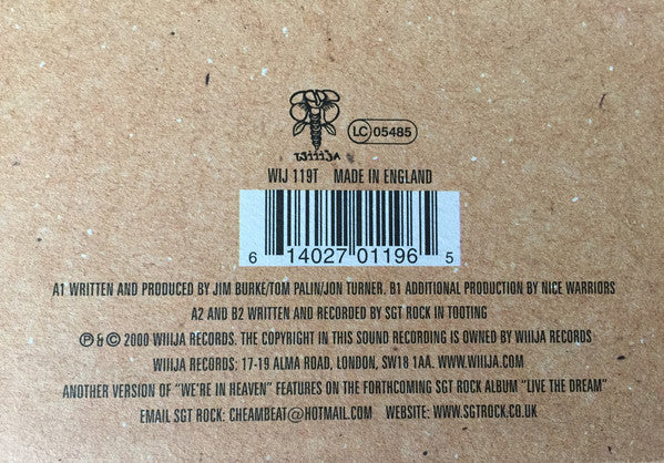 Sgt. Rock : We're In Heaven EP (12", EP)