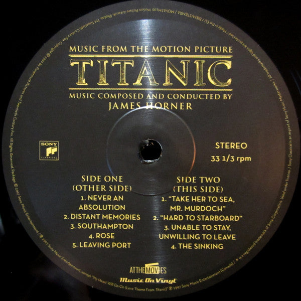 James Horner : Titanic (Music From The Motion Picture) (2xLP, RE, 180)