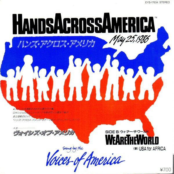 Voices Of America : Hands Across America (7", Single)