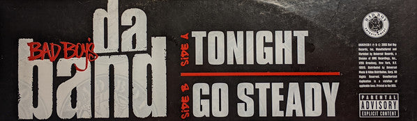 Da Band : Tonight / Go Steady (12", Promo)