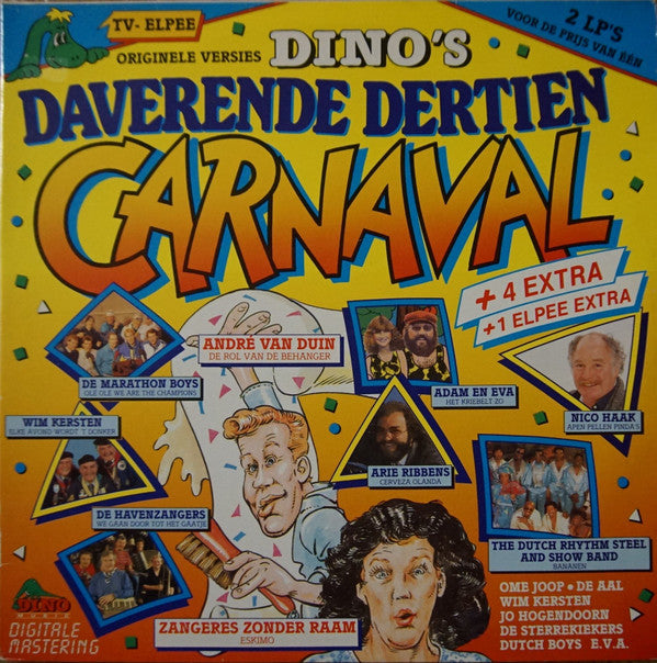 Various : Dino's Daverende Dertien Carnaval + 4 Extra + 1 Elpee Extra (2xLP, Comp)