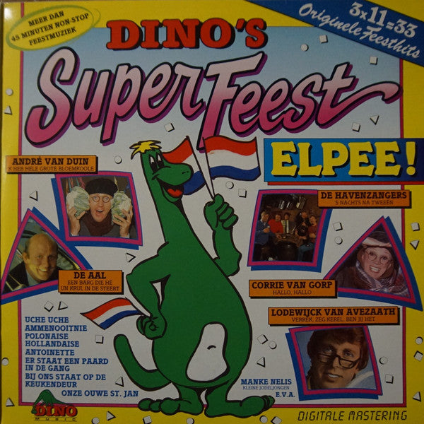 Various : Dino's Daverende Dertien Carnaval + 4 Extra + 1 Elpee Extra (2xLP, Comp)