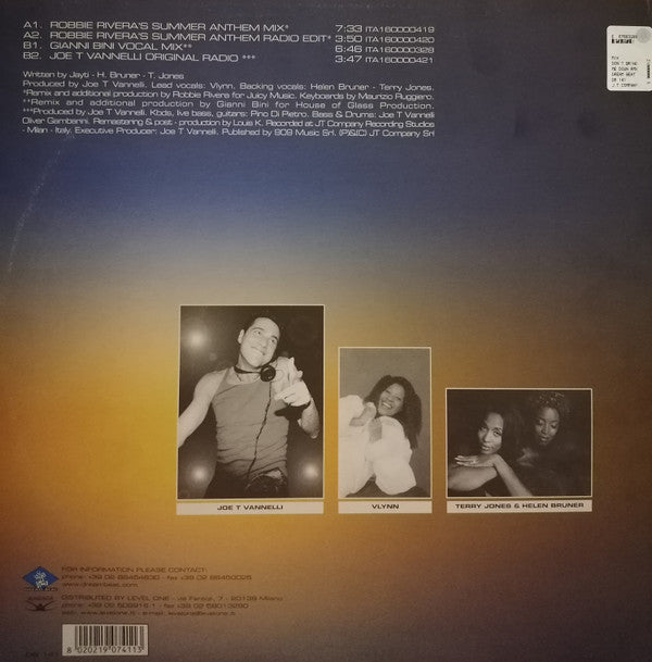 Joe T. Vannelli Project Feat. Vlynn : Don't Bring Me Down (12")