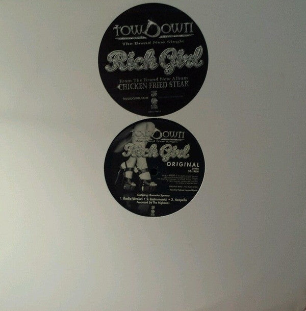 Tow Down : Rich Girl (12", Single)