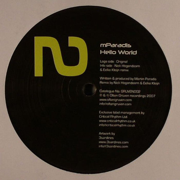 mParadis : Hello World (12")