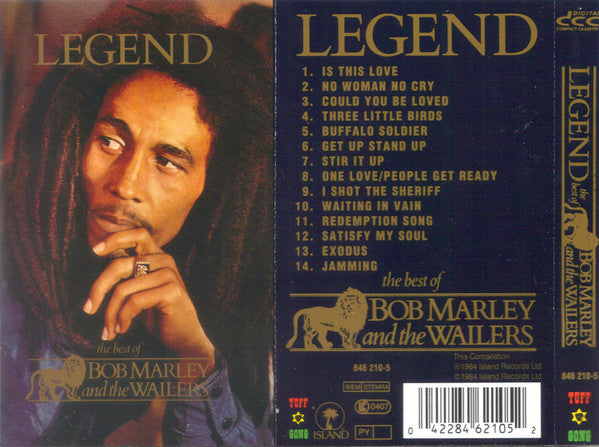 Bob Marley & The Wailers : Legend - The Best Of Bob Marley And The Wailers (DCC, Comp, PY)