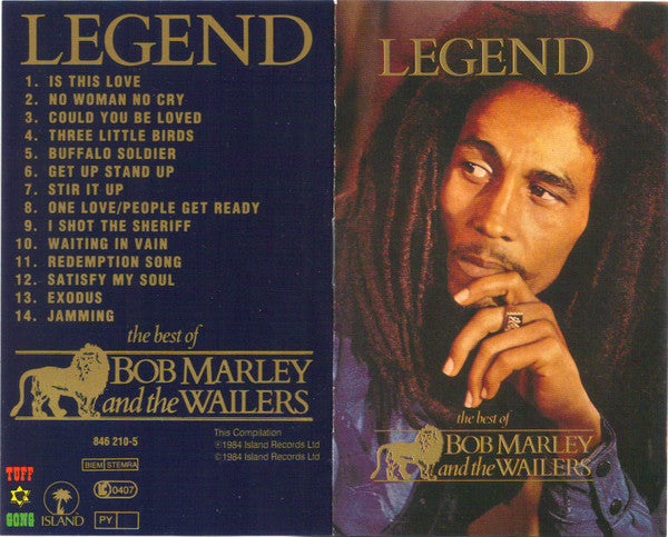Bob Marley & The Wailers : Legend - The Best Of Bob Marley And The Wailers (DCC, Comp, PY)