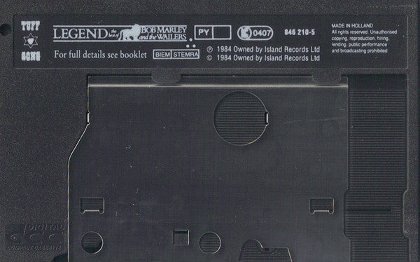 Bob Marley & The Wailers : Legend - The Best Of Bob Marley And The Wailers (DCC, Comp, PY)