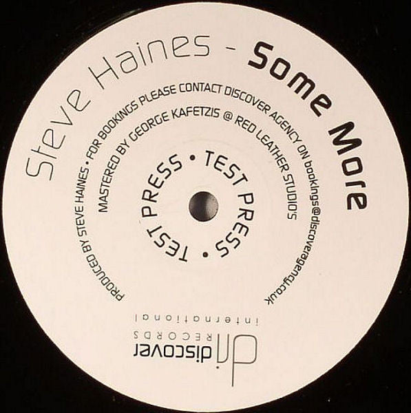 Steve Haines : Some More (12", S/Sided, Ltd, TP)