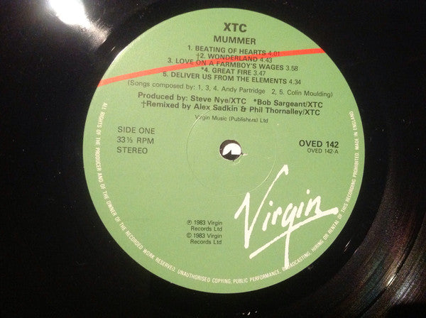 XTC : Mummer (LP, Album, RE)