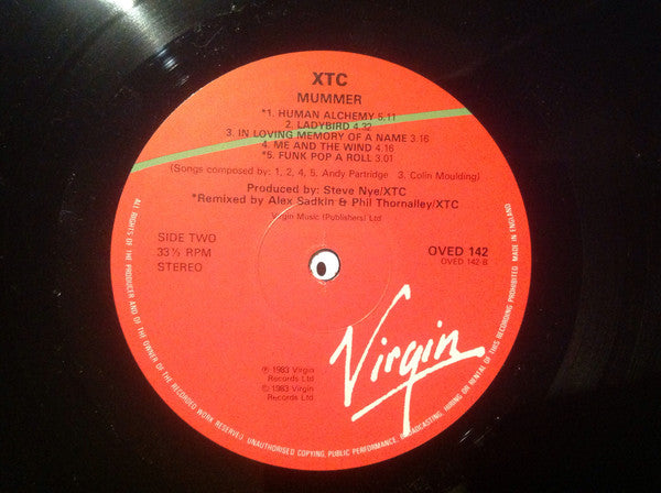 XTC : Mummer (LP, Album, RE)