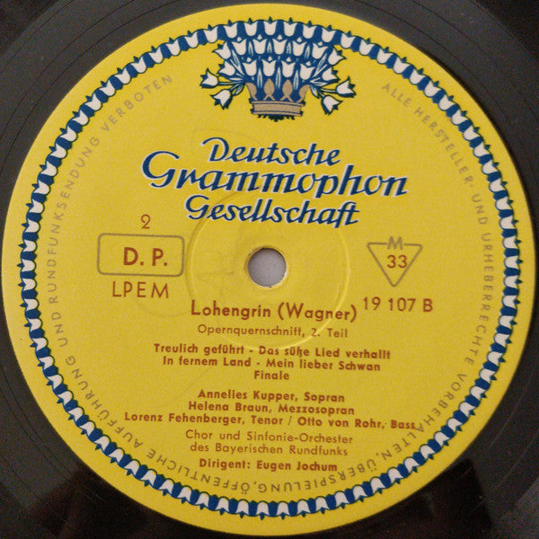 Richard Wagner, Chor Des Bayerischen Rundfunks, Symphonie-Orchester Des Bayerischen Rundfunks, Eugen Jochum : Lohengrin (LP, Mono)