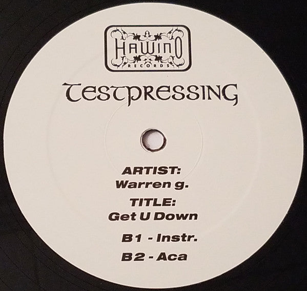 Warren G : Get U Down (12", Single, TP)