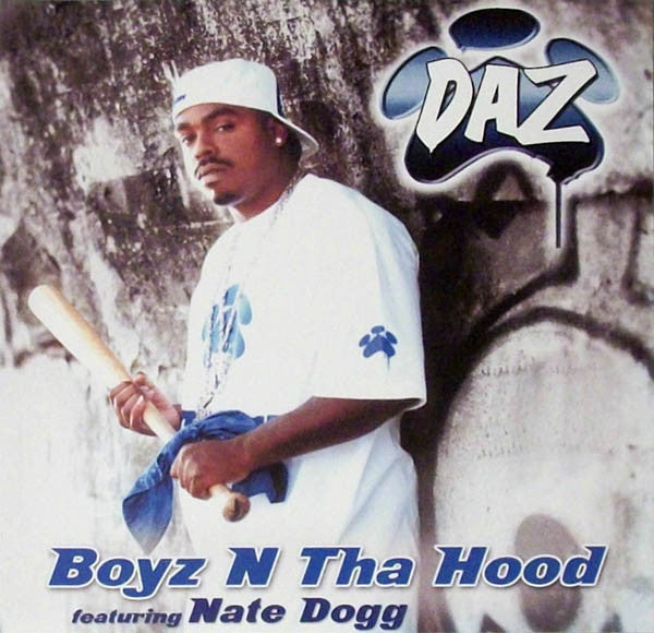 Daz Dillinger Featuring Nate Dogg : Boyz N Tha Hood (12", Promo)