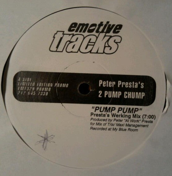 Peter Presta : Pump Pump (12")
