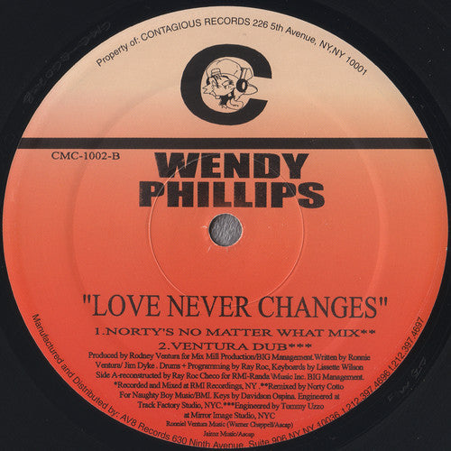 Wendy Phillips : Love Never Changes (12")