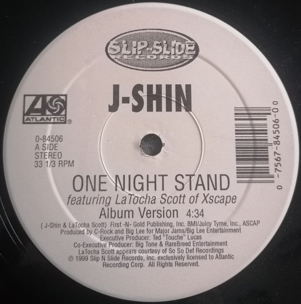 J-Shin Featuring LaTocha Scott : One Night Stand (12")