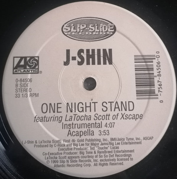 J-Shin Featuring LaTocha Scott : One Night Stand (12")