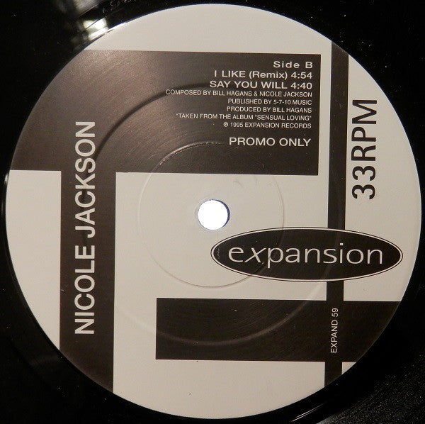 Nicole Jackson (2) : I Like (12", Promo)
