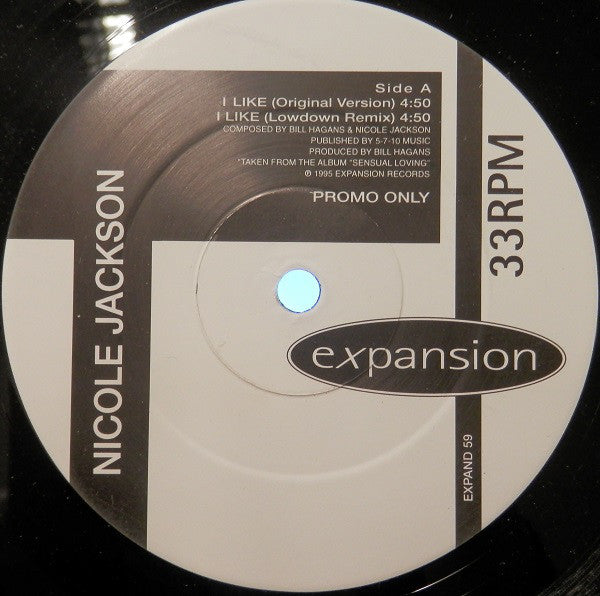 Nicole Jackson (2) : I Like (12", Promo)