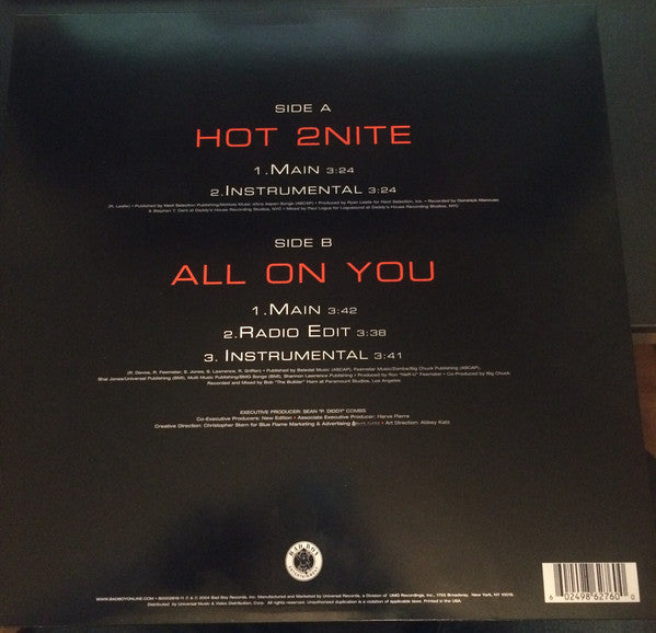 New Edition : Hot 2Nite (12")
