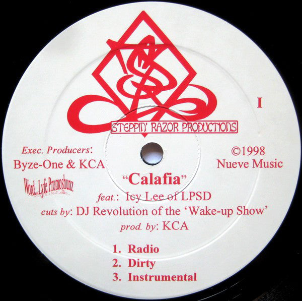 Steppin' Razor Productions : Calafia / The Chase (12")