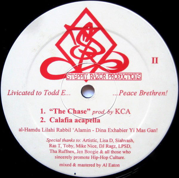 Steppin' Razor Productions : Calafia / The Chase (12")