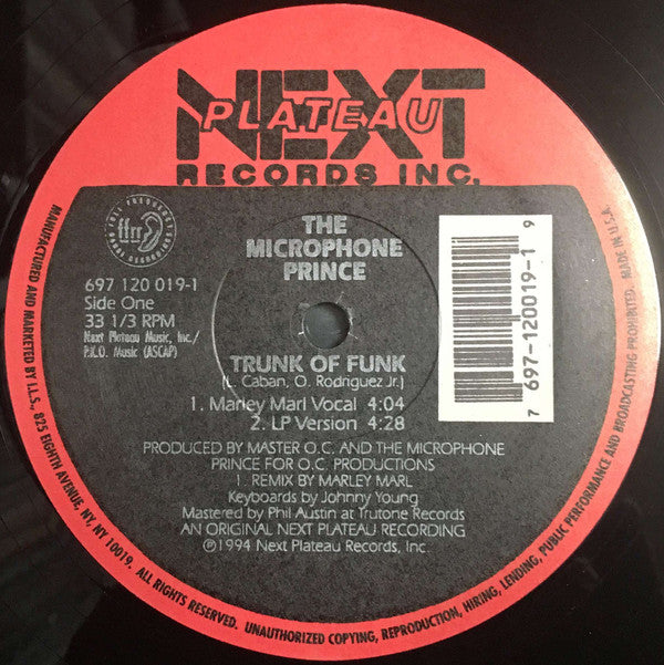 The Microphone Prince : Trunk Of Funk (12")