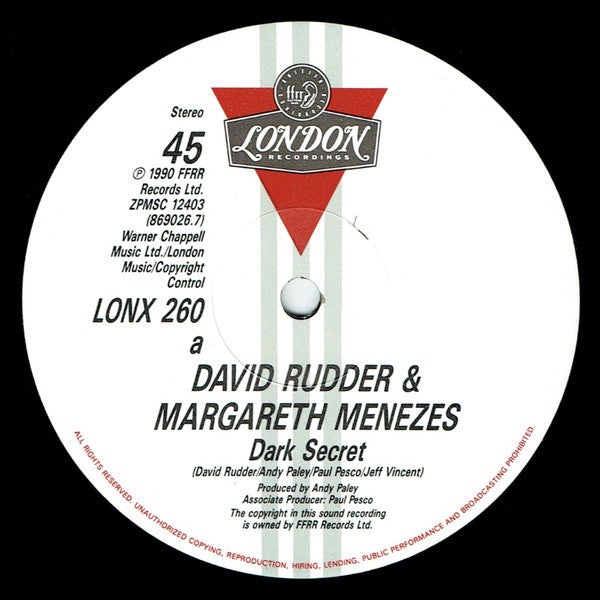 David Rudder & Margareth Menezes : Dark Secret (12")