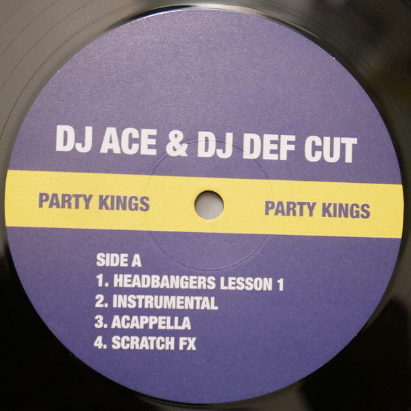 DJ Ace (4) & Def Cut : Party Kings Vol. 1 (12", Unofficial)