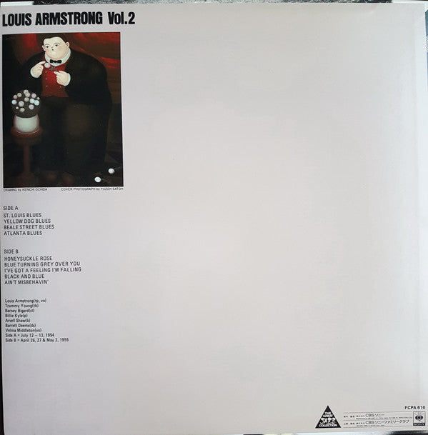 Louis Armstrong : Louis Armstrong Vol. 2 (LP, Comp, Mono, Club)