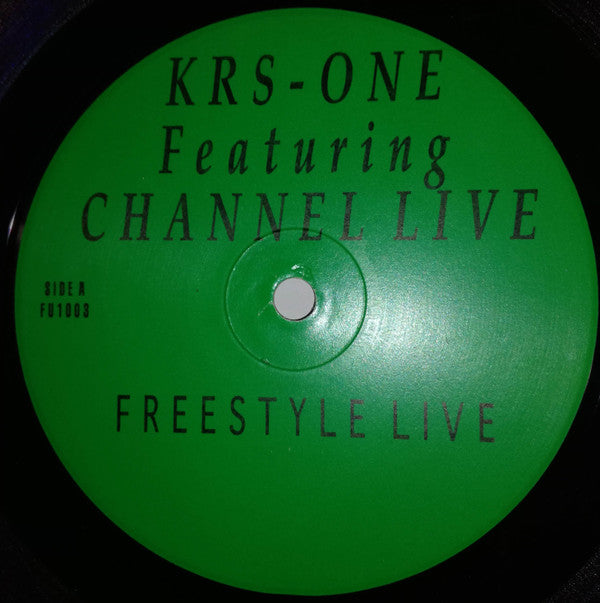 KRS-One Featuring Channel Live : Freestyle Live (12")