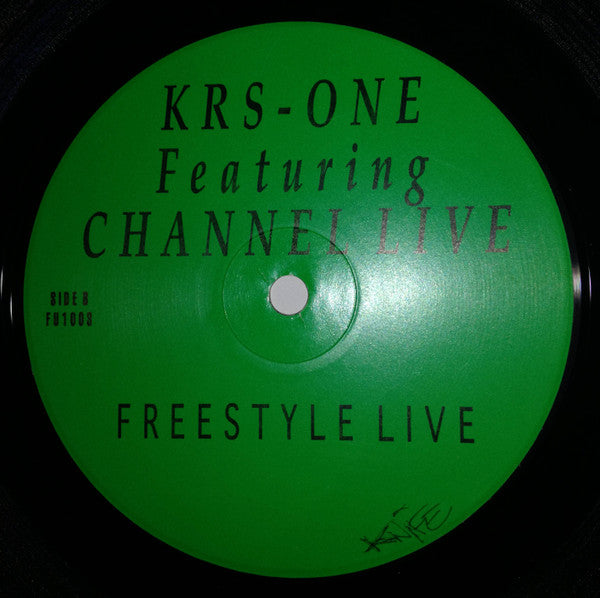 KRS-One Featuring Channel Live : Freestyle Live (12")