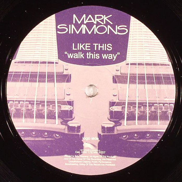 Mark Simmons : Like This "Walk This Way" (12")