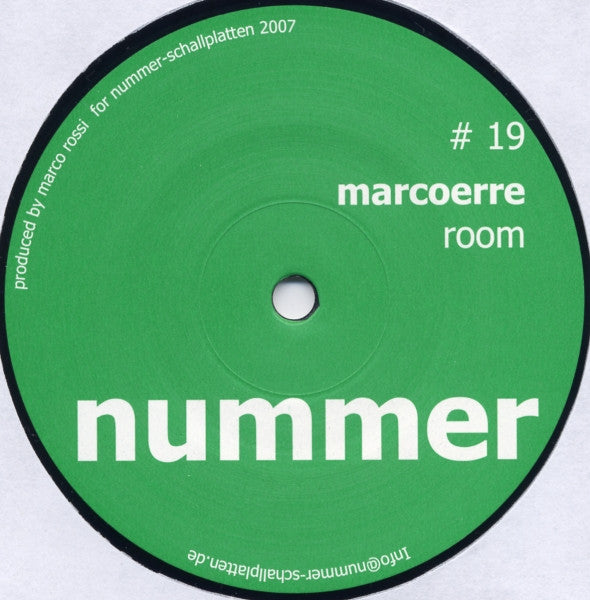 Marcoerre : Room (12")