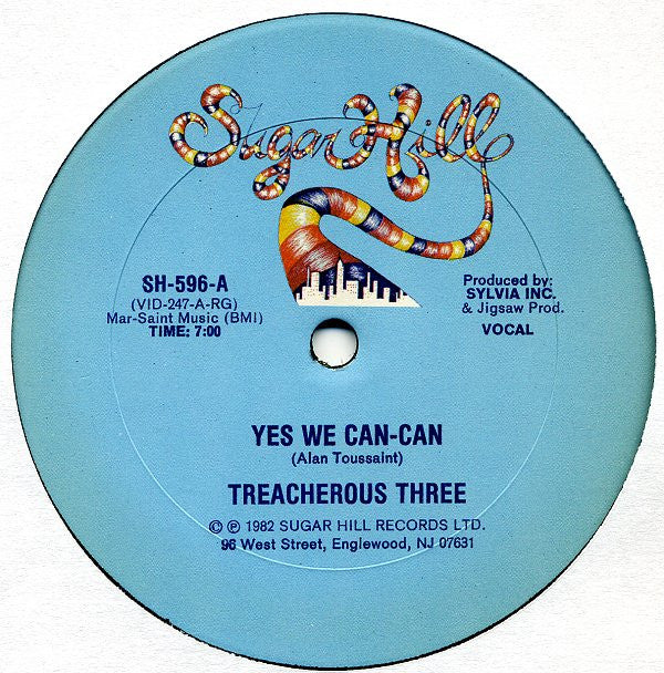 Treacherous Three : Yes We Can-Can (12")