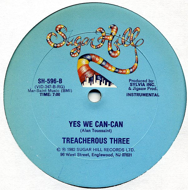 Treacherous Three : Yes We Can-Can (12")