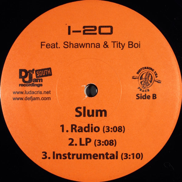 Ludacris / I-20 : Act A Fool / Slum (12")