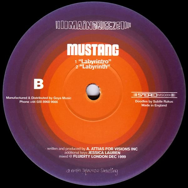 Mustang Feat. Vanessa Freeman : Give A Little Love (12")