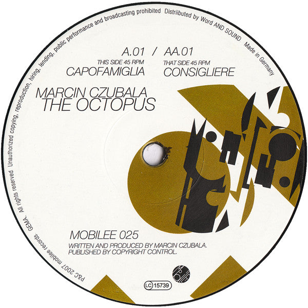Marcin Czubala : The Octopus (12")