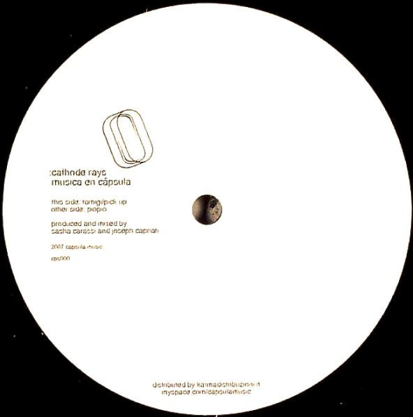 Cathode Rays : Musica En Capsula (12", Ltd, Promo)