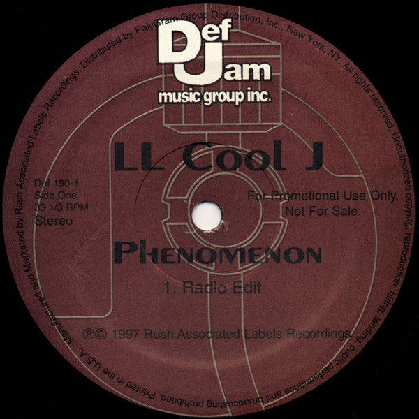 LL Cool J : Phenomenon (12", Promo)