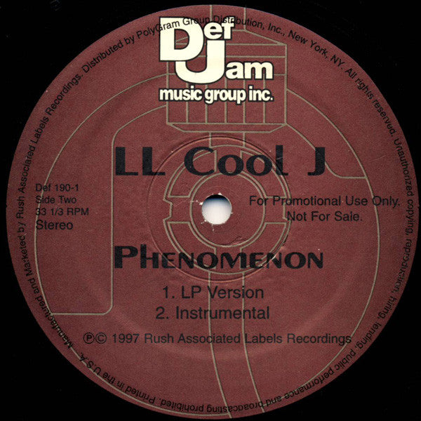 LL Cool J : Phenomenon (12", Promo)