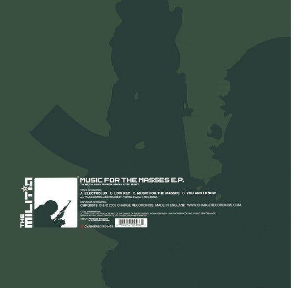 Militia : Music For The Masses EP (2x12", EP)