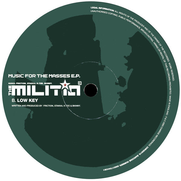 Militia : Music For The Masses EP (2x12", EP)