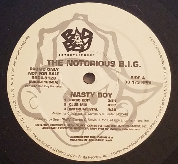 Notorious B.I.G. : Nasty Boy (12", Promo)