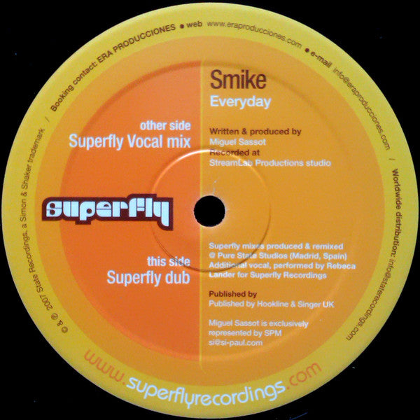 Smike : Everyday (12", Ltd, Promo)