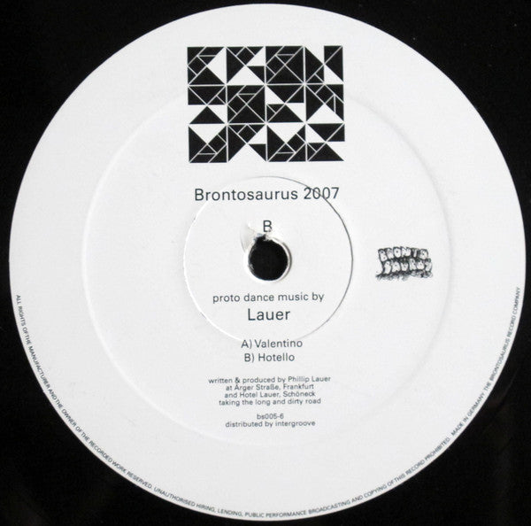 Phillip Lauer : Brontosaurus 5 (12")